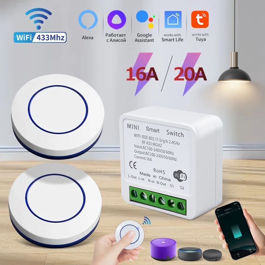 Interrupteur intelligent WiFi  - Smart Plug Mini Alexa Google avis et prix