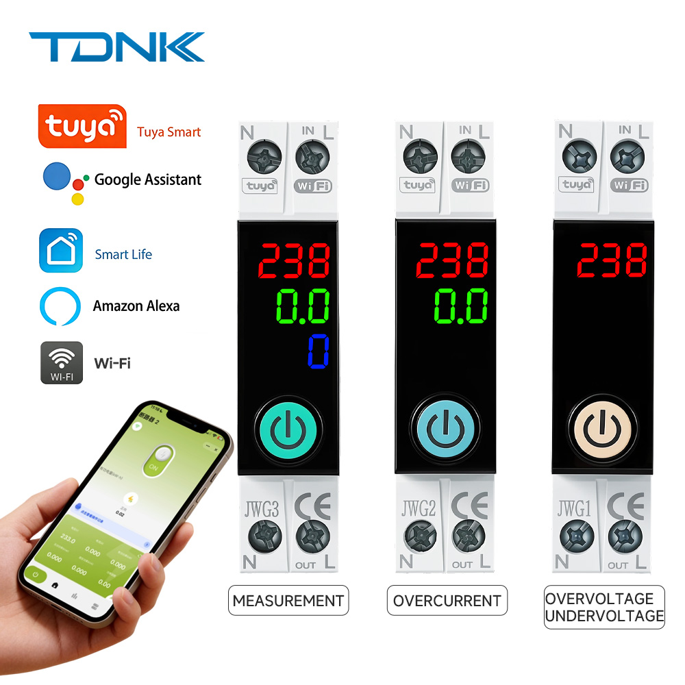 Disjoncteur intelligent Tuya W - Energy Meter Din Rail Wifi avis et prix