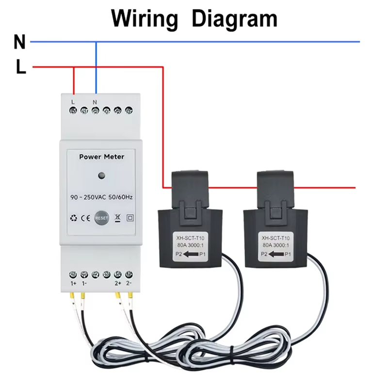 ABRN-Tuya compteur d'énergie W - Energy Meter Din Rail Wifi avis et prix