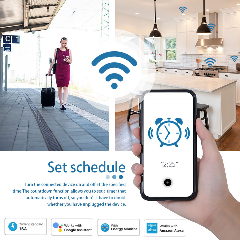 Prise intelligente Wi-Fi confo - Smart Socket 16A Tuya App avis et prix