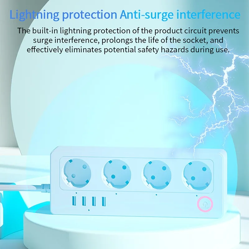 Multiprise intelligente WiFi Z - Smart Power Strip 4 Outlet Usb avis et prix