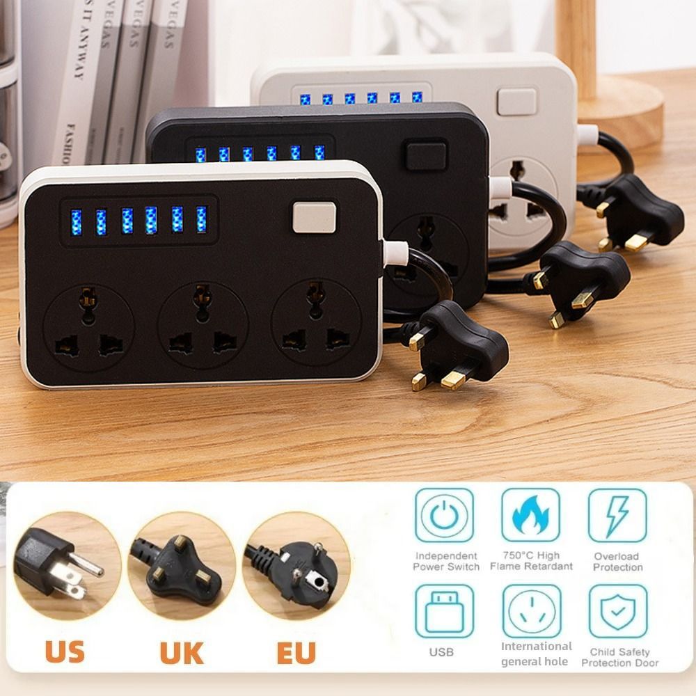 Multiprise UK EU US avec câble - Smart Plug Surge Protector avis et prix